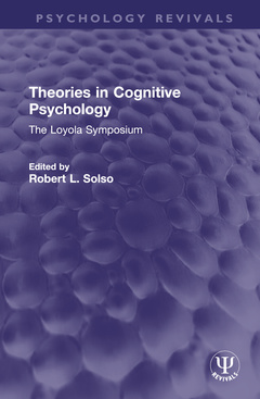 Couverture de l’ouvrage Theories in Cognitive Psychology