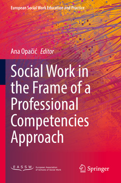 Couverture de l’ouvrage Social Work in the Frame of a Professional Competencies Approach
