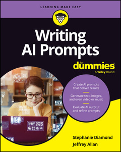 Couverture de l’ouvrage Writing AI Prompts For Dummies