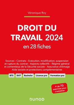 Cover of the book Droit du travail 2024 en 28 fiches