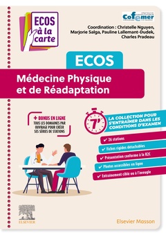 Couverture de l’ouvrage ECOS Médecine physique et de réadaptation