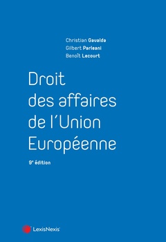 Couverture de l’ouvrage Droit des affaires de l'Union europénne