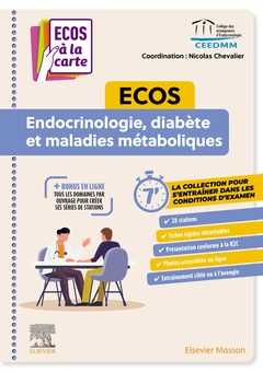 Couverture de l’ouvrage ECOS Endocrinologie, diabétologie et maladies métaboliques