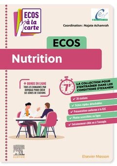 Couverture de l’ouvrage ECOS Nutrition