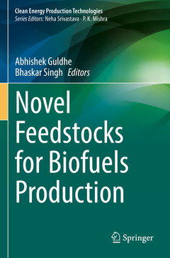 Couverture de l’ouvrage Novel Feedstocks for Biofuels Production