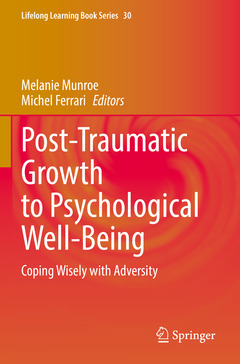 Couverture de l’ouvrage Post-Traumatic Growth to Psychological Well-Being
