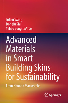 Couverture de l’ouvrage Advanced Materials in Smart Building Skins for Sustainability