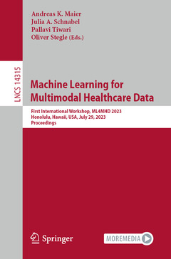 Couverture de l’ouvrage Machine Learning for Multimodal Healthcare Data