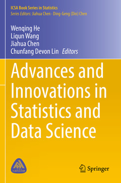 Couverture de l’ouvrage Advances and Innovations in Statistics and Data Science
