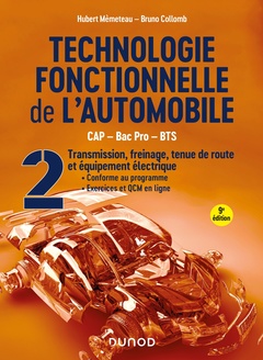 Couverture de l’ouvrage Technologie fonctionnelle de l'automobile - Tome 2 - 9e éd.