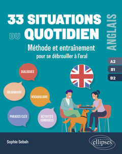 Cover of the book Anglais. 33 situations du quotidien A2-B1-B2