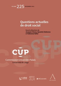 Couverture de l’ouvrage Questions actuelles de droit social