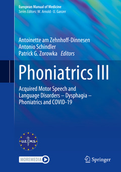 Couverture de l’ouvrage Phoniatrics III