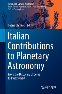 Couverture de l’ouvrage Italian Contributions to Planetary Astronomy
