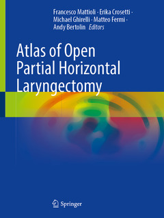 Couverture de l’ouvrage Atlas of Open Partial Horizontal Laryngectomy