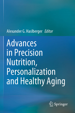 Couverture de l’ouvrage Advances in Precision Nutrition, Personalization and Healthy Aging