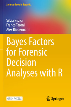 Couverture de l’ouvrage Bayes Factors for Forensic Decision Analyses with R
