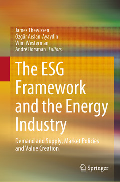 Couverture de l’ouvrage The ESG Framework and the Energy Industry