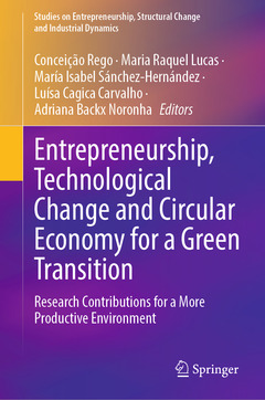 Couverture de l’ouvrage Entrepreneurship, Technological Change and Circular Economy for a Green Transition