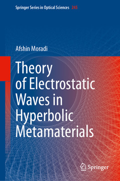 Couverture de l’ouvrage Theory of Electrostatic Waves in Hyperbolic Metamaterials