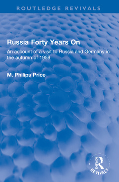 Couverture de l’ouvrage Russia Forty Years On