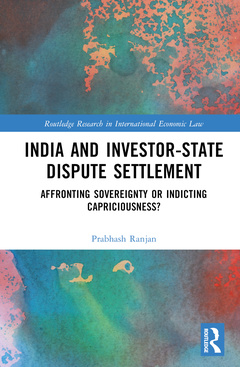 Cover of the book India and Investor-State Dispute Settlement