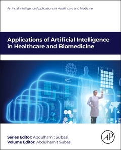 Cover of the book Applications of Artificial Intelligence in Healthcare and Biomedicine