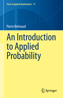 Couverture de l’ouvrage An Introduction to Applied Probability