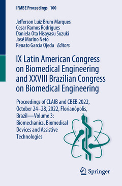 Couverture de l’ouvrage IX Latin American Congress on Biomedical Engineering and XXVIII Brazilian Congress on Biomedical Engineering