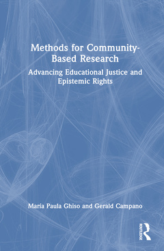 Couverture de l’ouvrage Methods for Community-Based Research