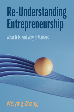 Couverture de l’ouvrage Re-Understanding Entrepreneurship