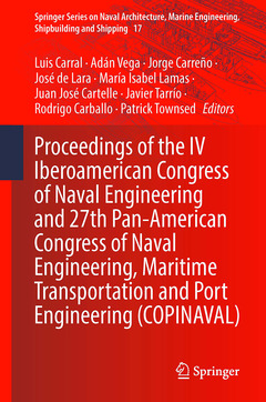 Couverture de l’ouvrage Proceedings of the IV Iberoamerican Congress of Naval Engineering and 27th Pan-American Congress of Naval Engineering, Maritime Transportation and Port Engineering (COPINAVAL) 