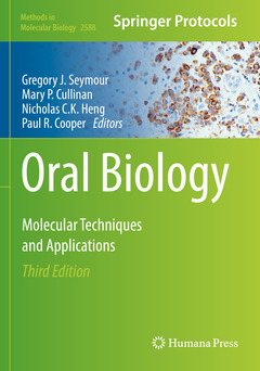 Couverture de l’ouvrage Oral Biology