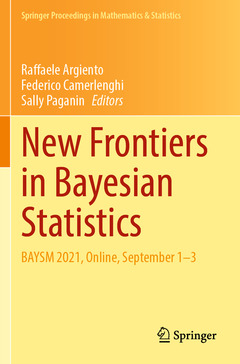 Couverture de l’ouvrage New Frontiers in Bayesian Statistics