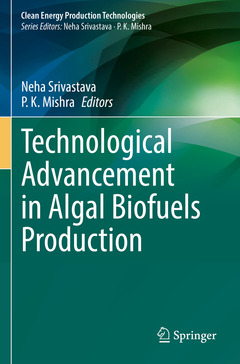 Couverture de l’ouvrage Technological Advancement in Algal Biofuels Production