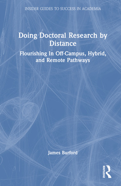 Couverture de l’ouvrage Doing Doctoral Research at a Distance