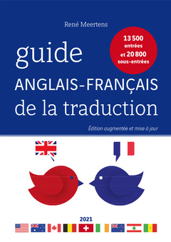 Couverture de l’ouvrage Guide anglais-français de la traduction 2021