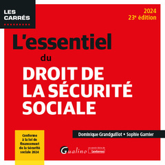 Cover of the book L'essentiel du droit de la Sécurité sociale
