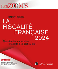 Couverture de l’ouvrage La fiscalité française 2024