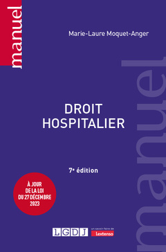 Cover of the book Droit hospitalier