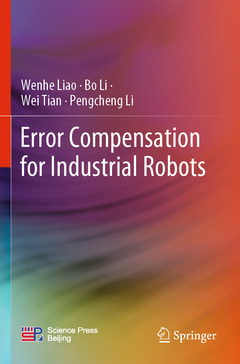 Couverture de l’ouvrage Error Compensation for Industrial Robots
