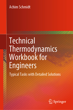 Couverture de l’ouvrage Technical Thermodynamics Workbook for Engineers