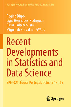 Couverture de l’ouvrage Recent Developments in Statistics and Data Science