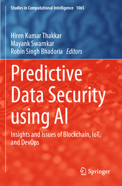 Couverture de l’ouvrage Predictive Data Security using AI