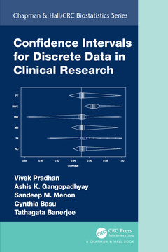 Couverture de l’ouvrage Confidence Intervals for Discrete Data in Clinical Research