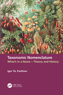 Couverture de l’ouvrage Taxonomic Nomenclature