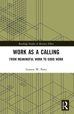 Couverture de l’ouvrage Work as a Calling