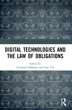 Couverture de l’ouvrage Digital Technologies and the Law of Obligations