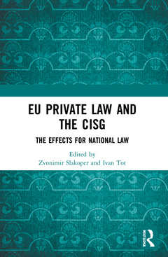 Couverture de l’ouvrage EU Private Law and the CISG