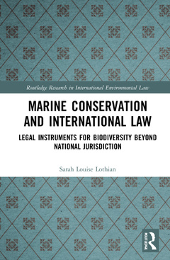 Couverture de l’ouvrage Marine Conservation and International Law